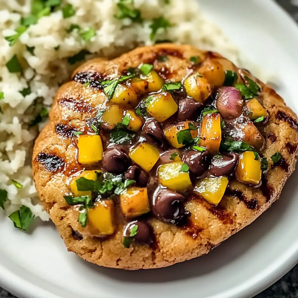 Honey Lime Chicken with Mango Salsa