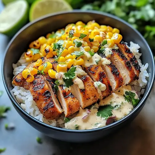 Easy Street Corn Chicken Rice Bowl