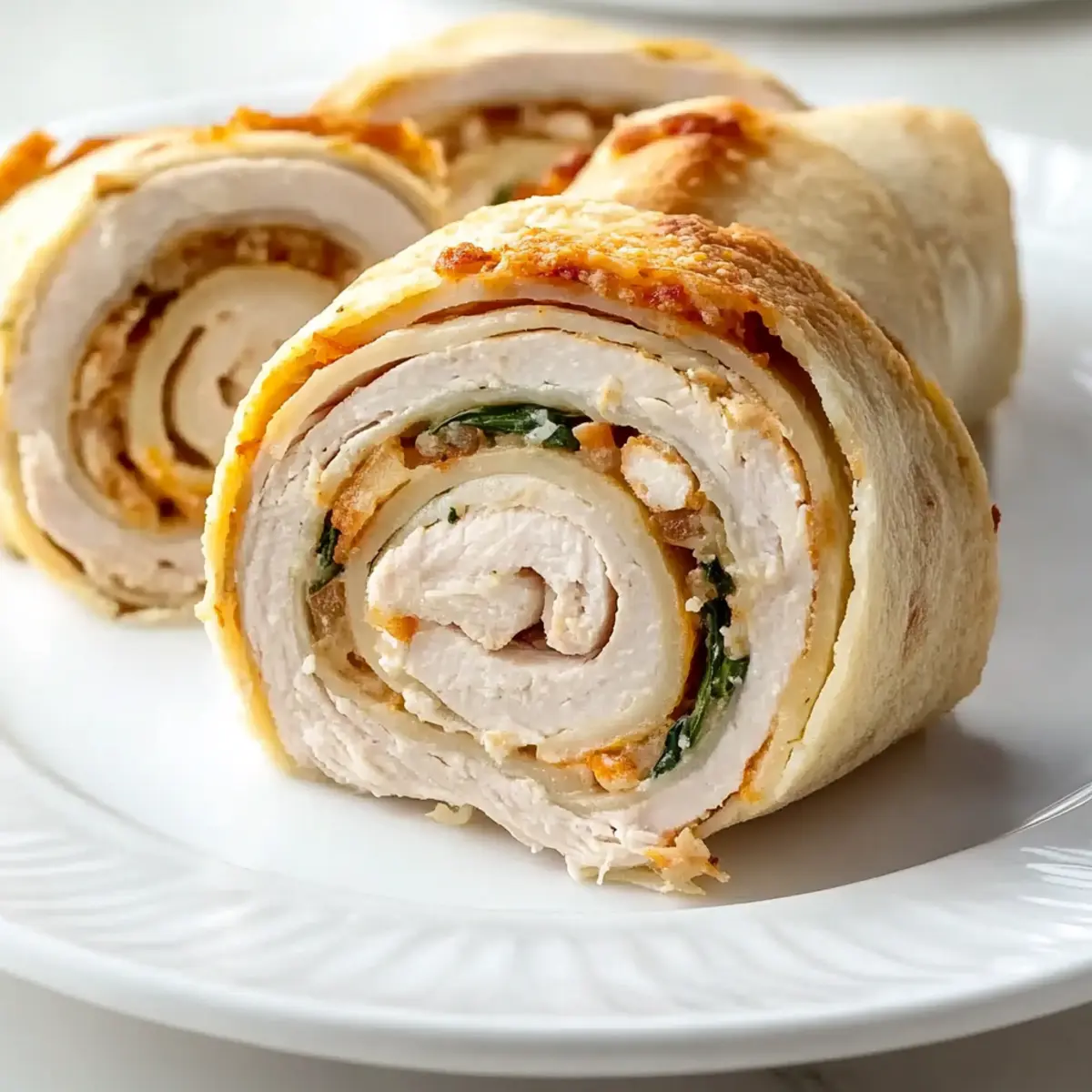 Turkey and Cheese Pinwheels