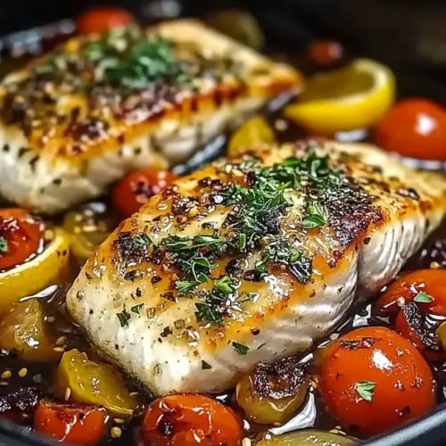 Mediterranean Baked Fish