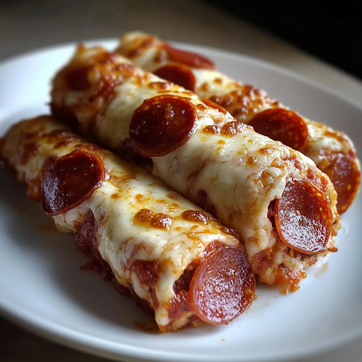 Cheesy Pepperoni Pizza Roll Ups