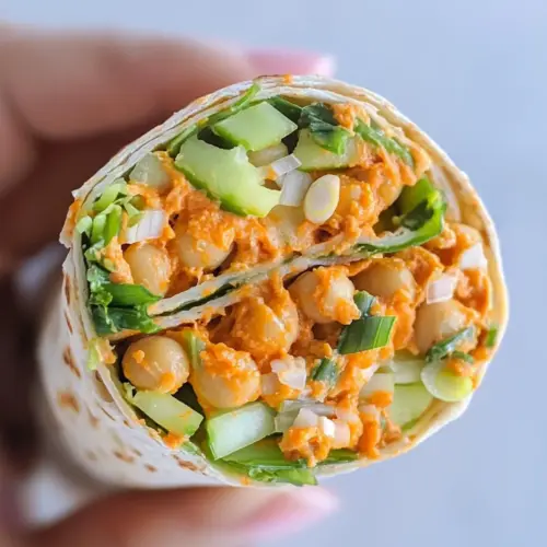 Buffalo Chickpea Wraps