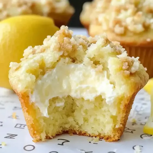 Lemon Cream Cheese Muffins