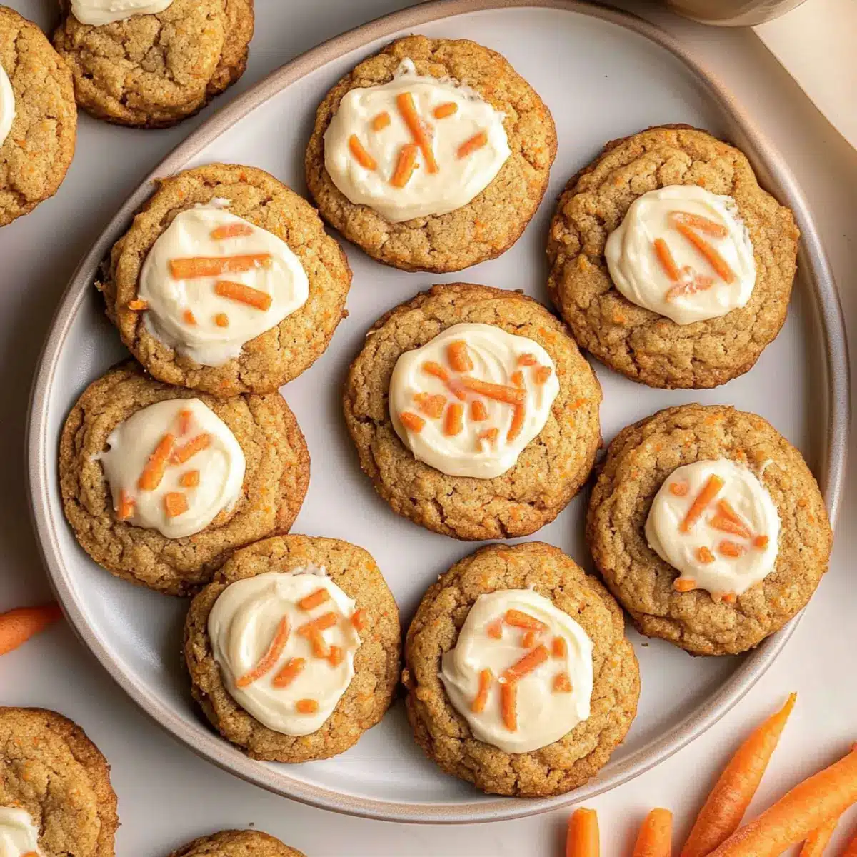 Vegan Carrot Cake Cookies