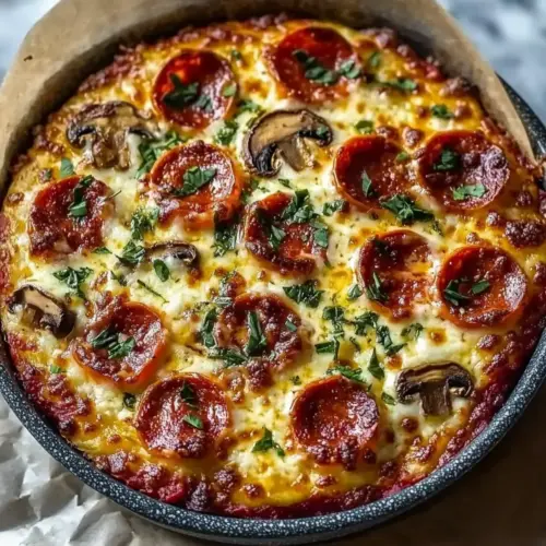 Cottage Cheese Pizza Bowl