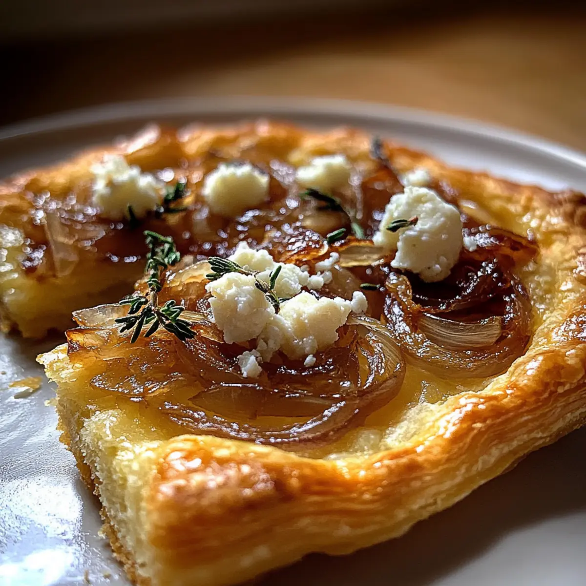 Caramelized Onion and Goat Cheese Tarts