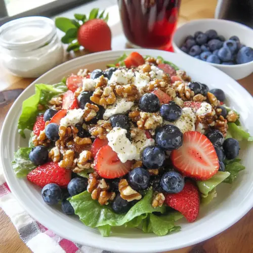 Strawberry Blueberry Salad