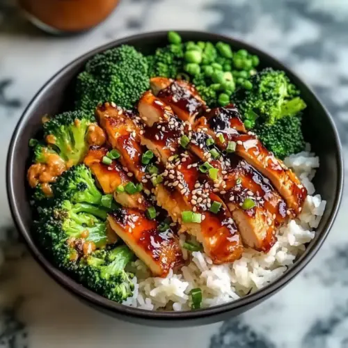 Sticky Chicken Bowls Recipe