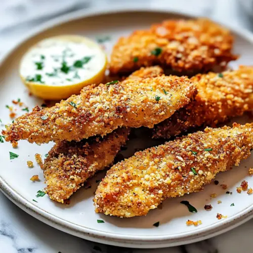 Crispy Oven Baked Chicken Tenders
