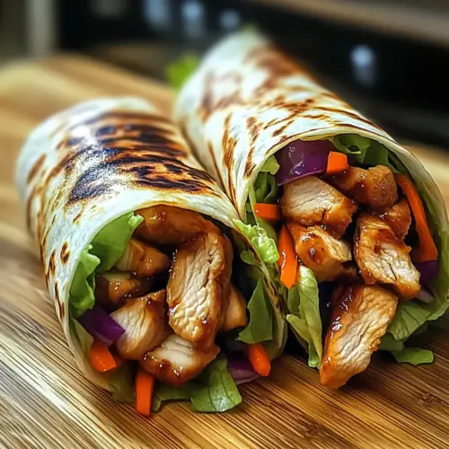 Flavor-Packed Teriyaki Chicken Wrap