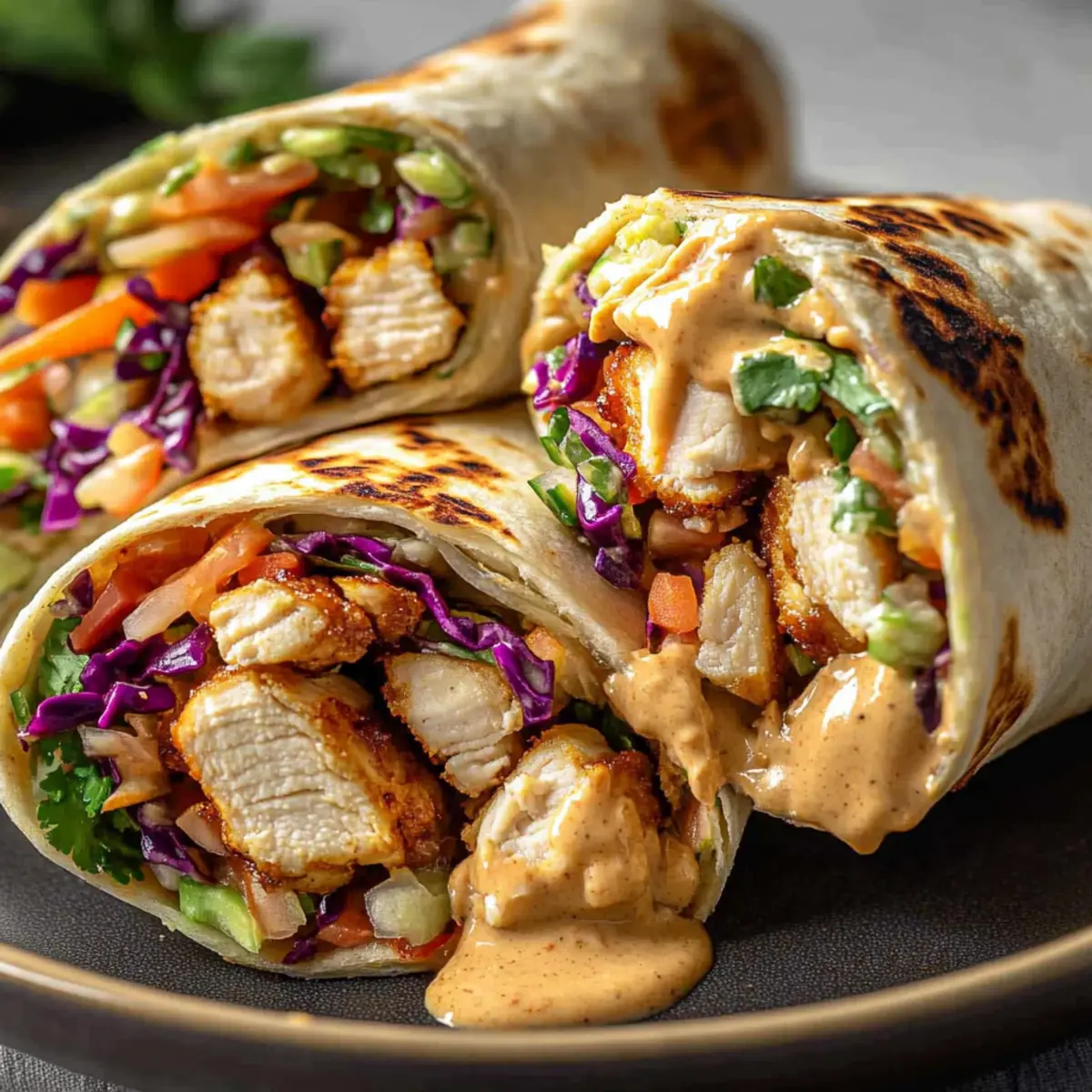Thai Chicken Wrap