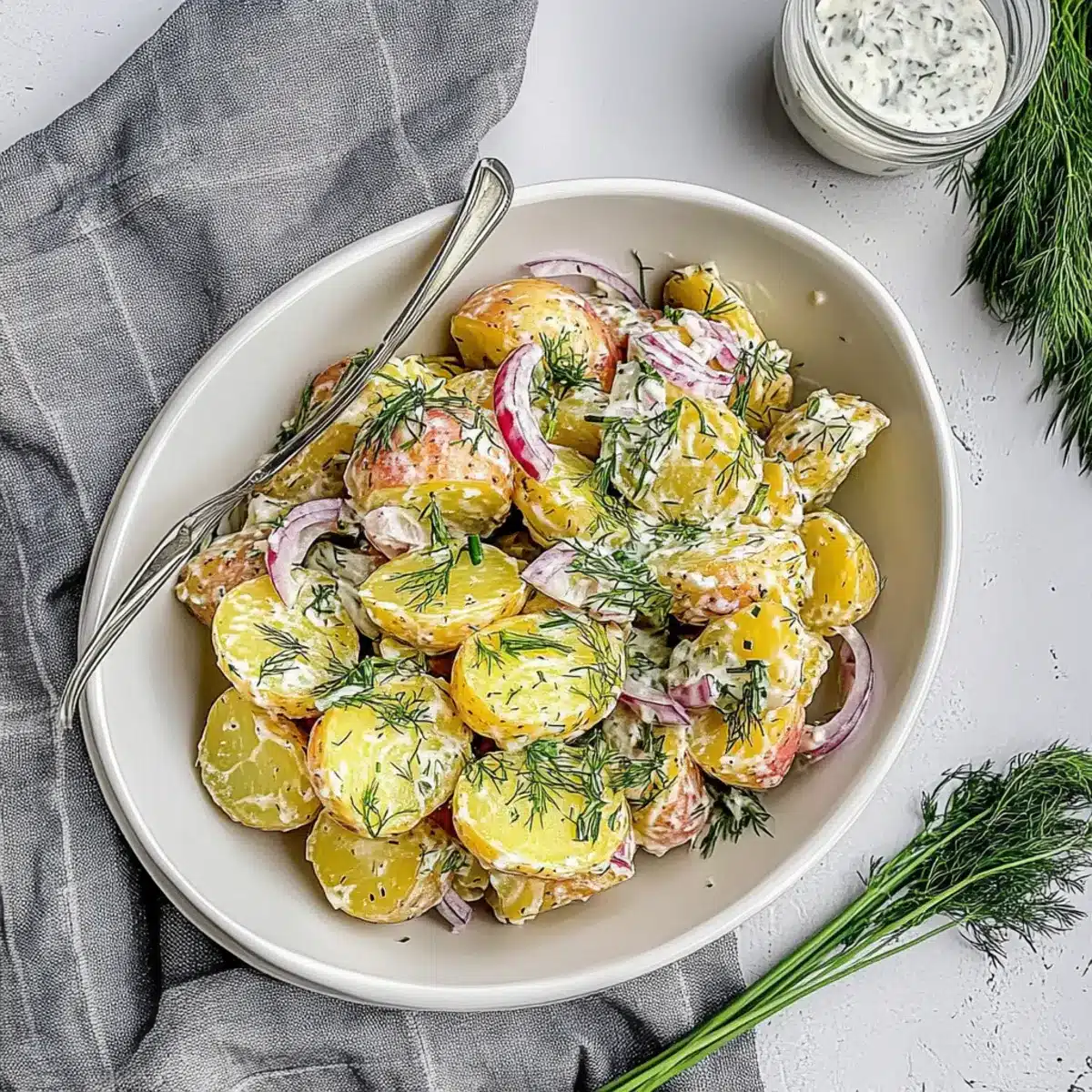 Dill Pickle Potato Salad