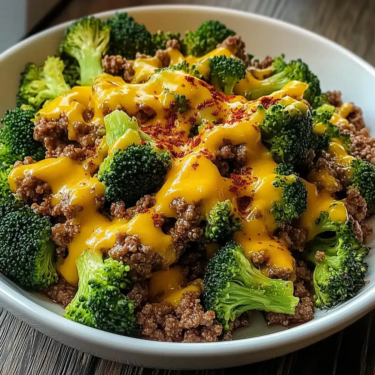 Keto Hamburger Broccoli Skillet