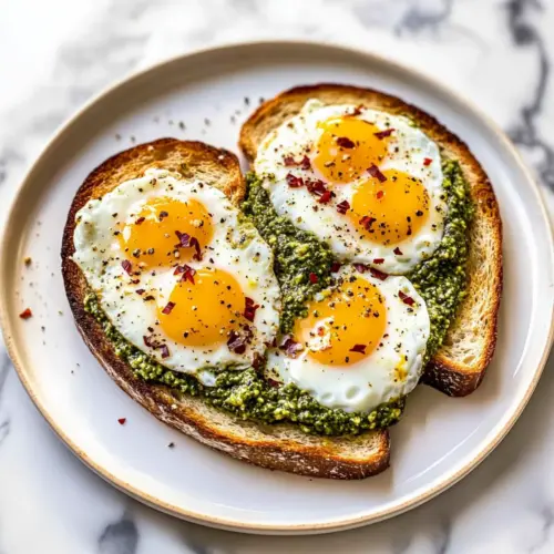 Easy Pesto Eggs Recipe