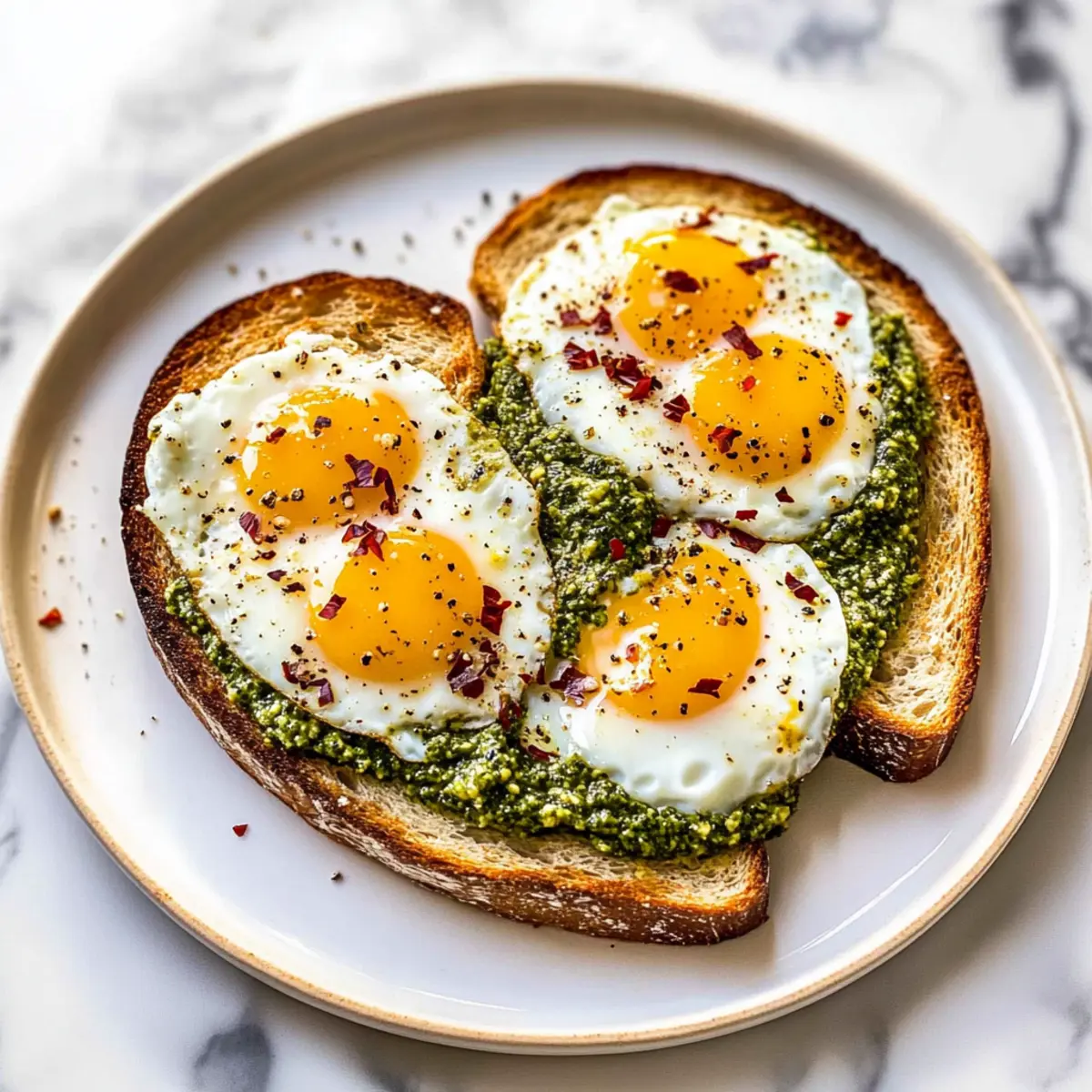 Easy Pesto Eggs Recipe