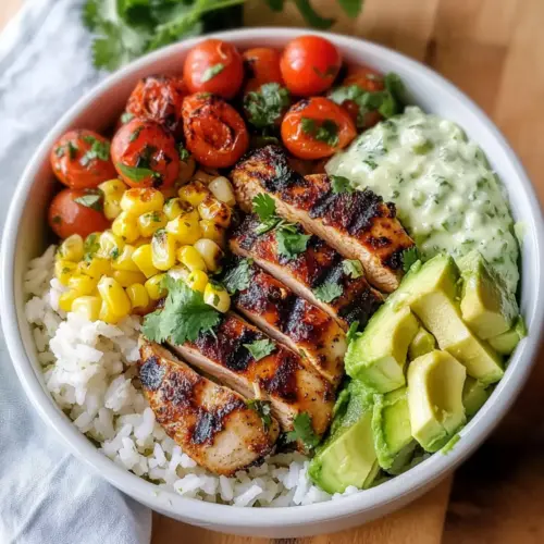 Cilantro Lime Chicken Bowls