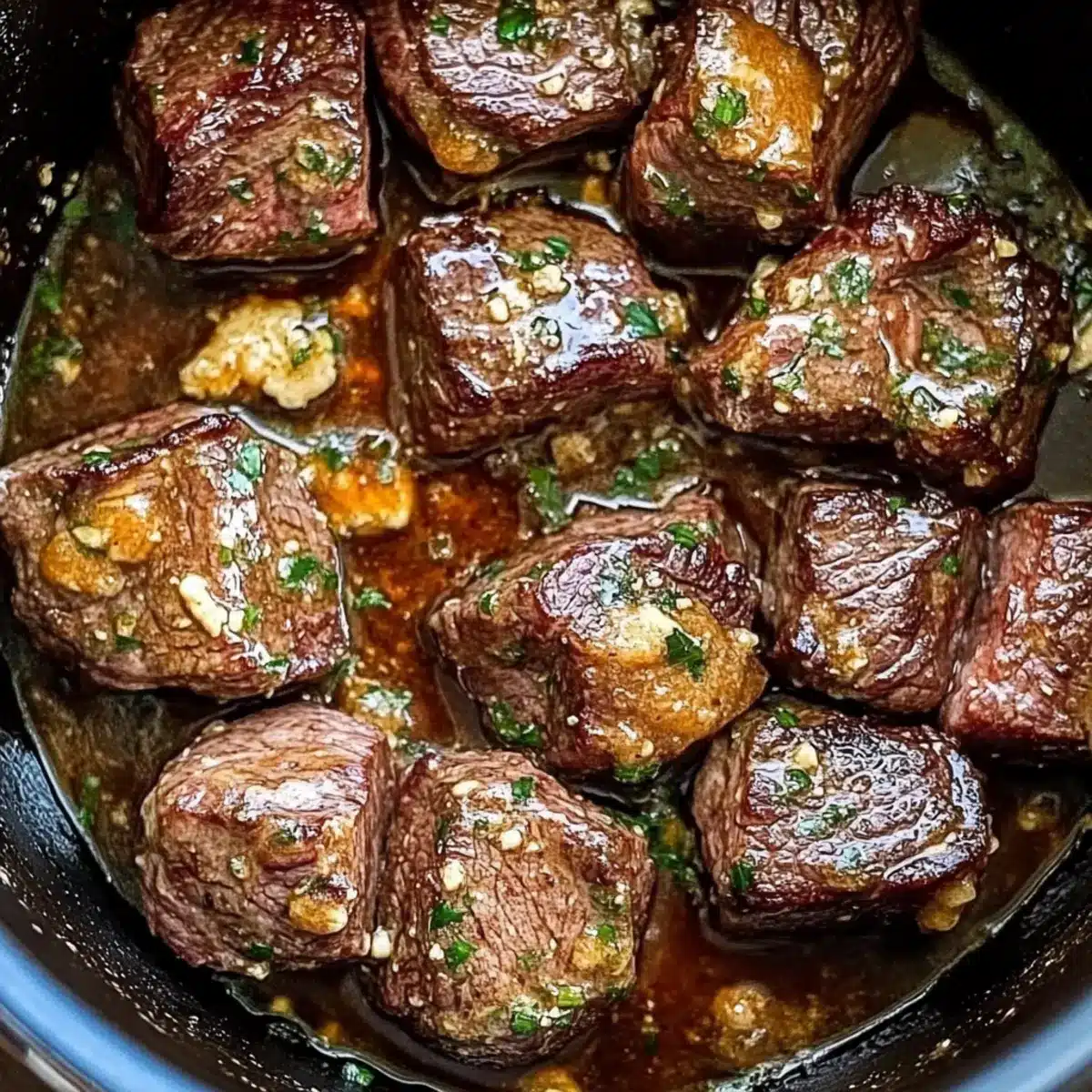 Cowboy Butter Steak Bites