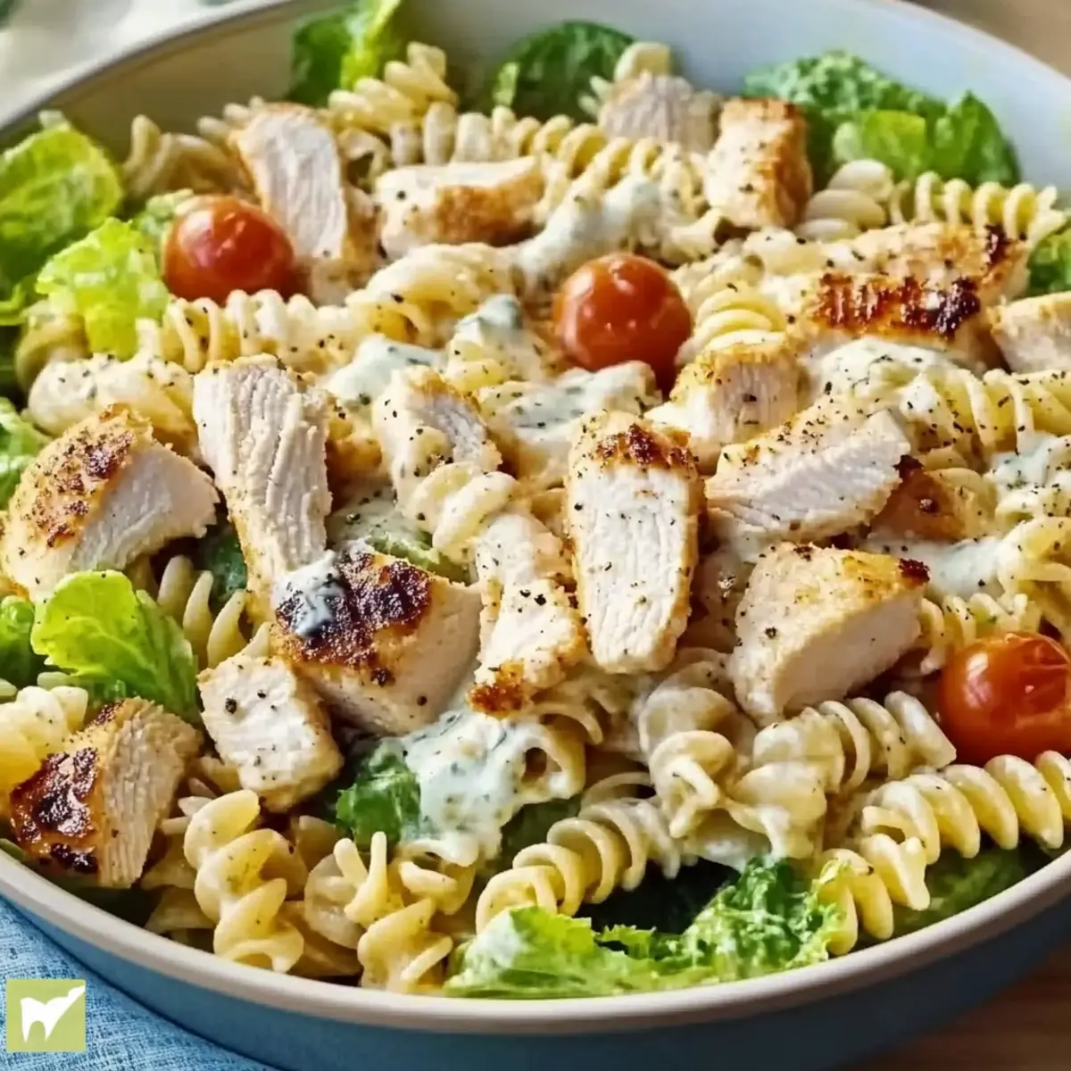 Chicken Caesar Pasta Salad