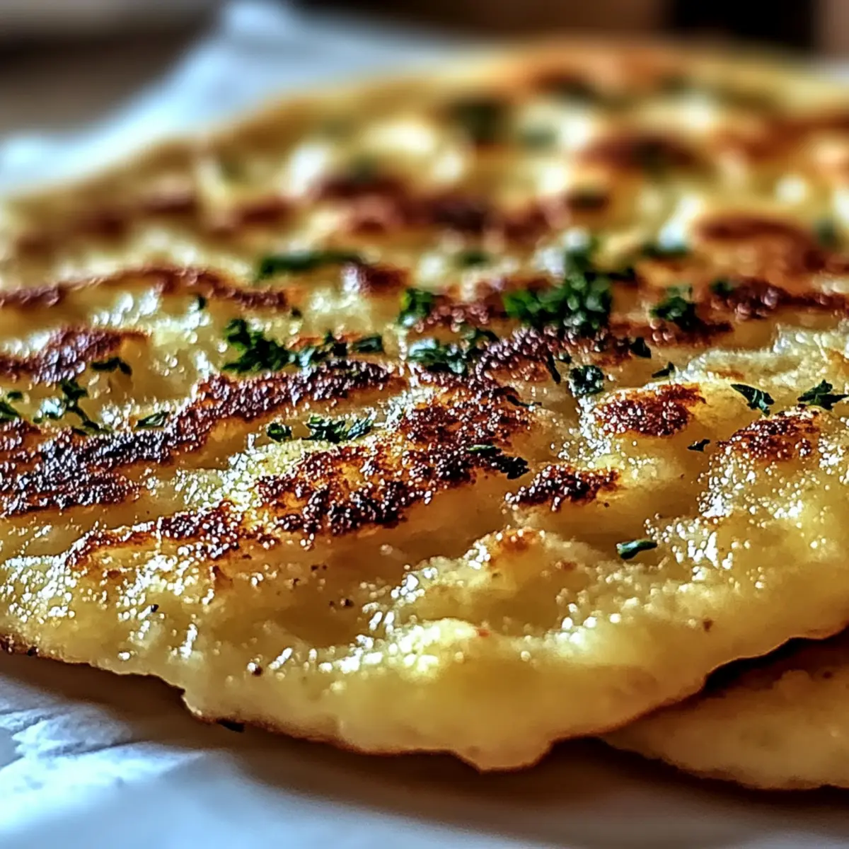 Easy Keto Garlic Flatbread