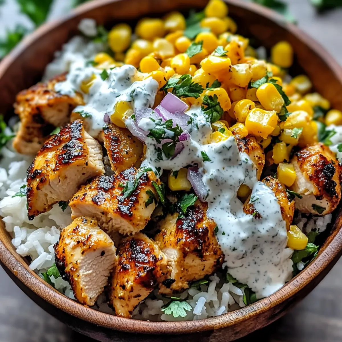 Tasty Street Corn Chicken Bowl