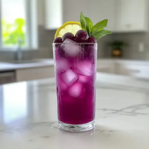 Sparkling Grape Mocktail