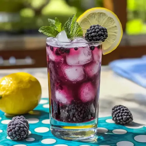 Blackberry Lemon Mocktail