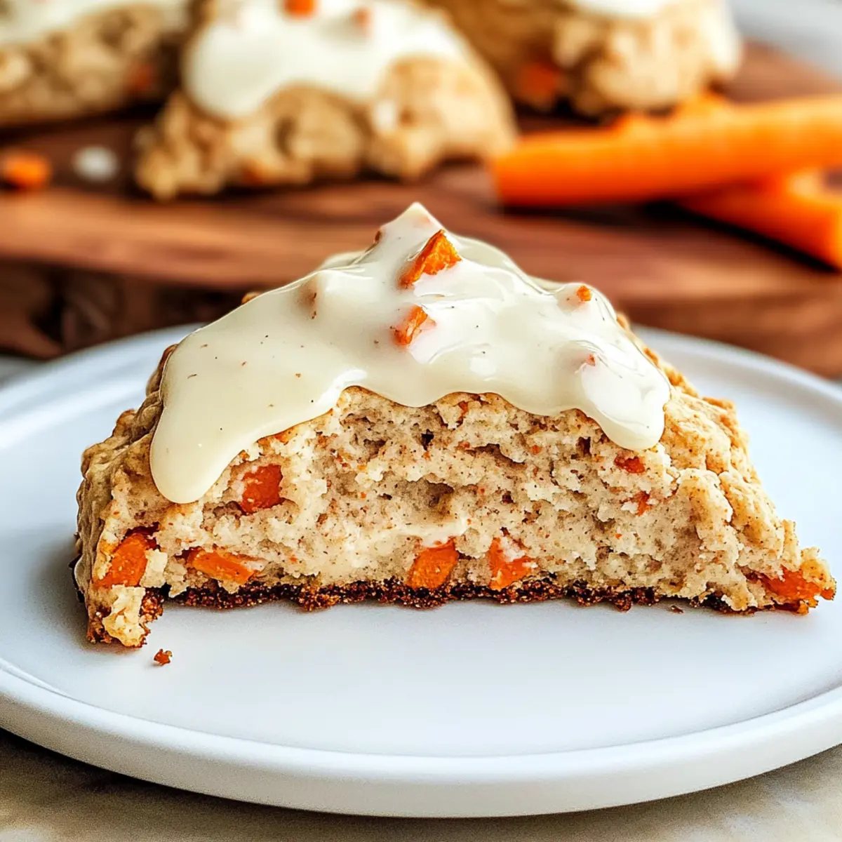 Easter Carrot Cake Scones