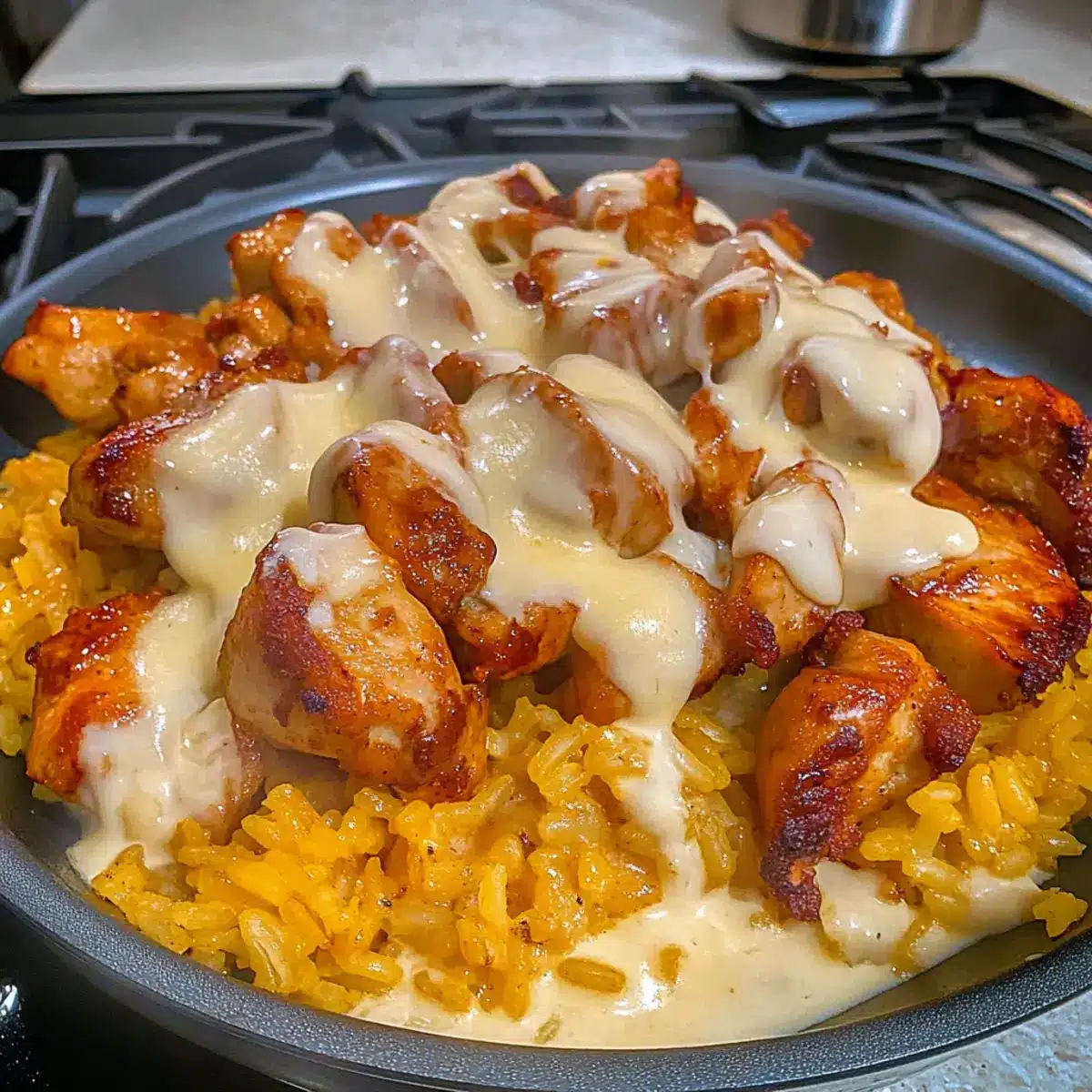 Mexican Cheesy Chicken & Rice