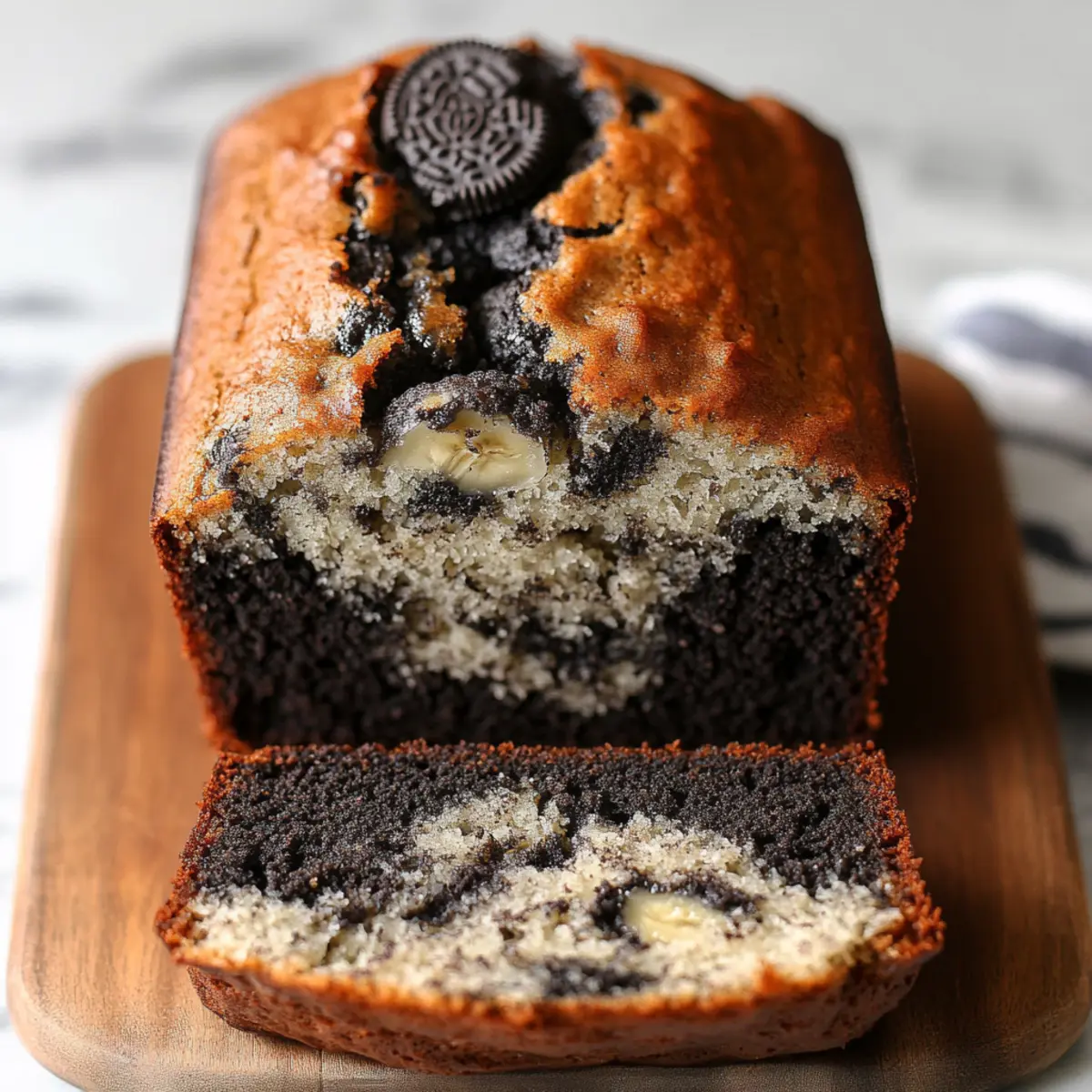 Oreo Banana Bread