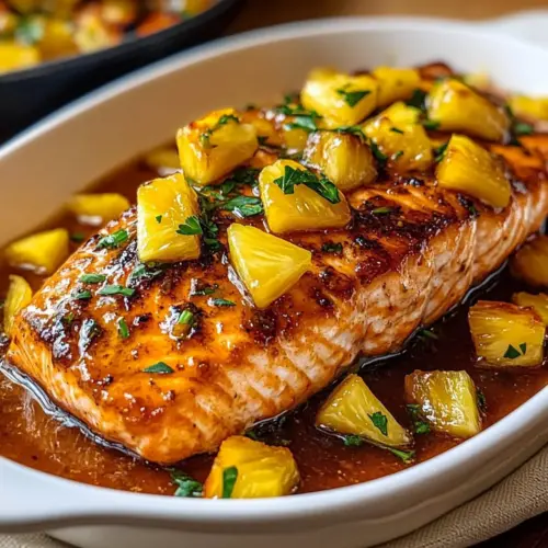 Pineapple Glazed Salmon