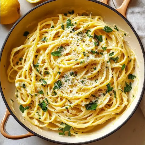 creamy lemon pasta