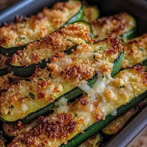 Baked Parmesan Zucchini