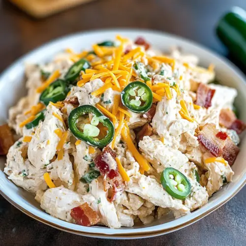 Jalapeno Popper Chicken Salad Recipe