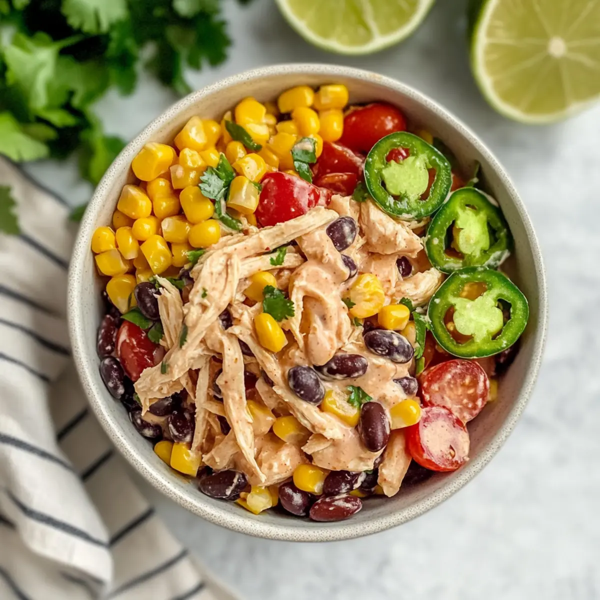 Barbecue Lime Southwest Chicken Salad