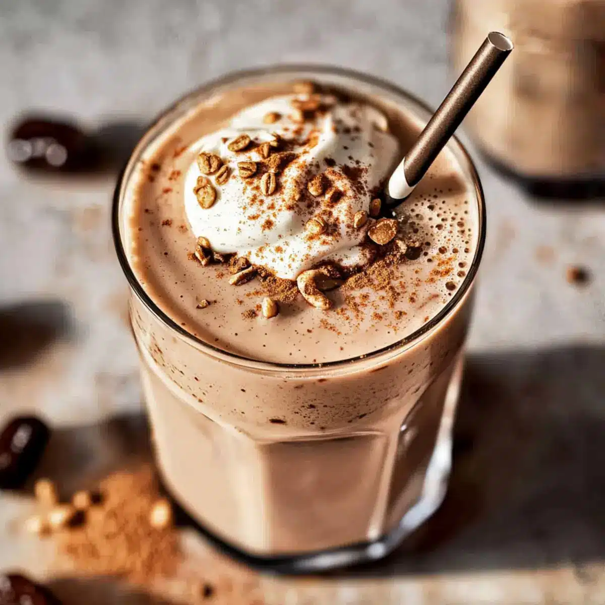 Tahini Date Coffee Smoothie