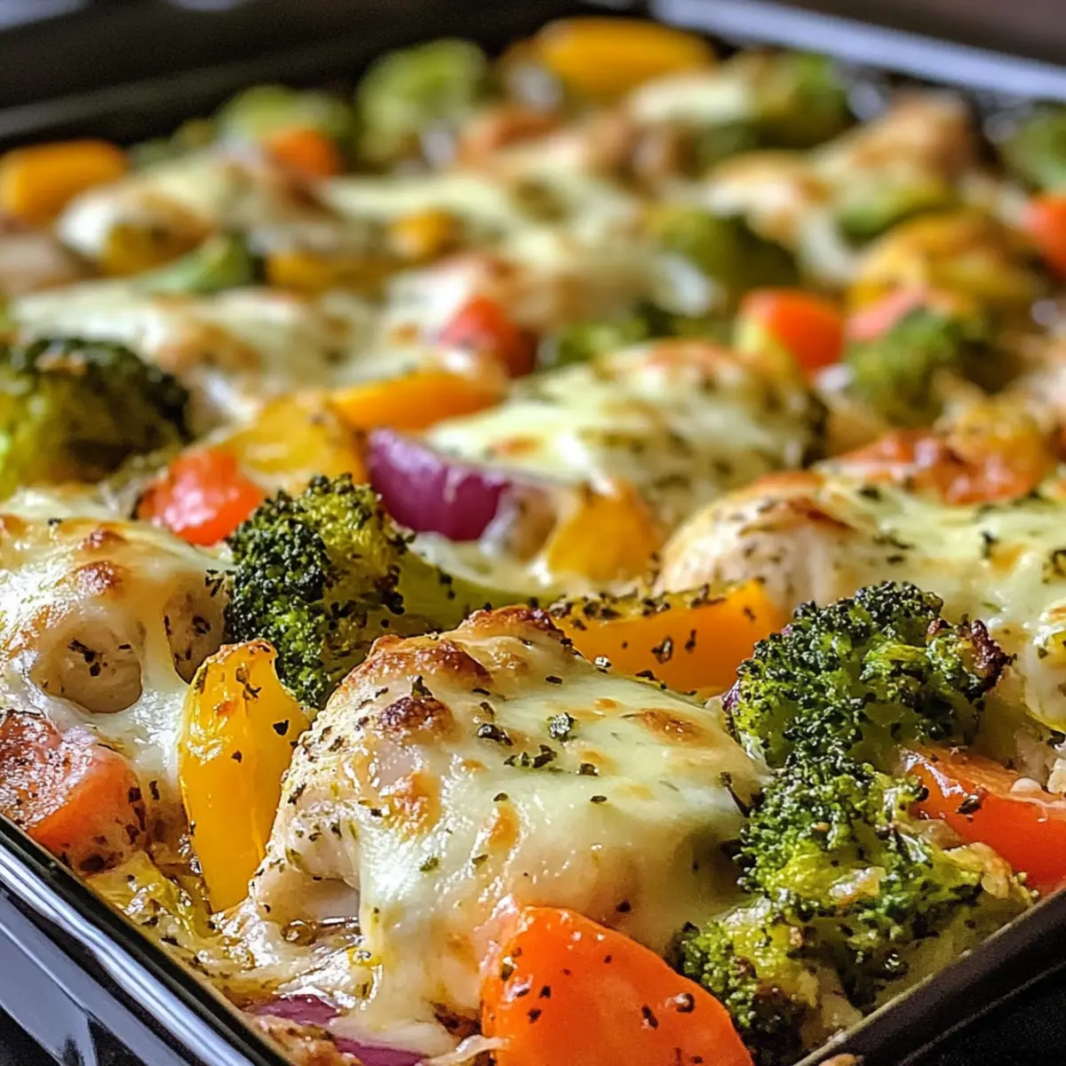 Flavor-Packed Chicken Veggie Bake