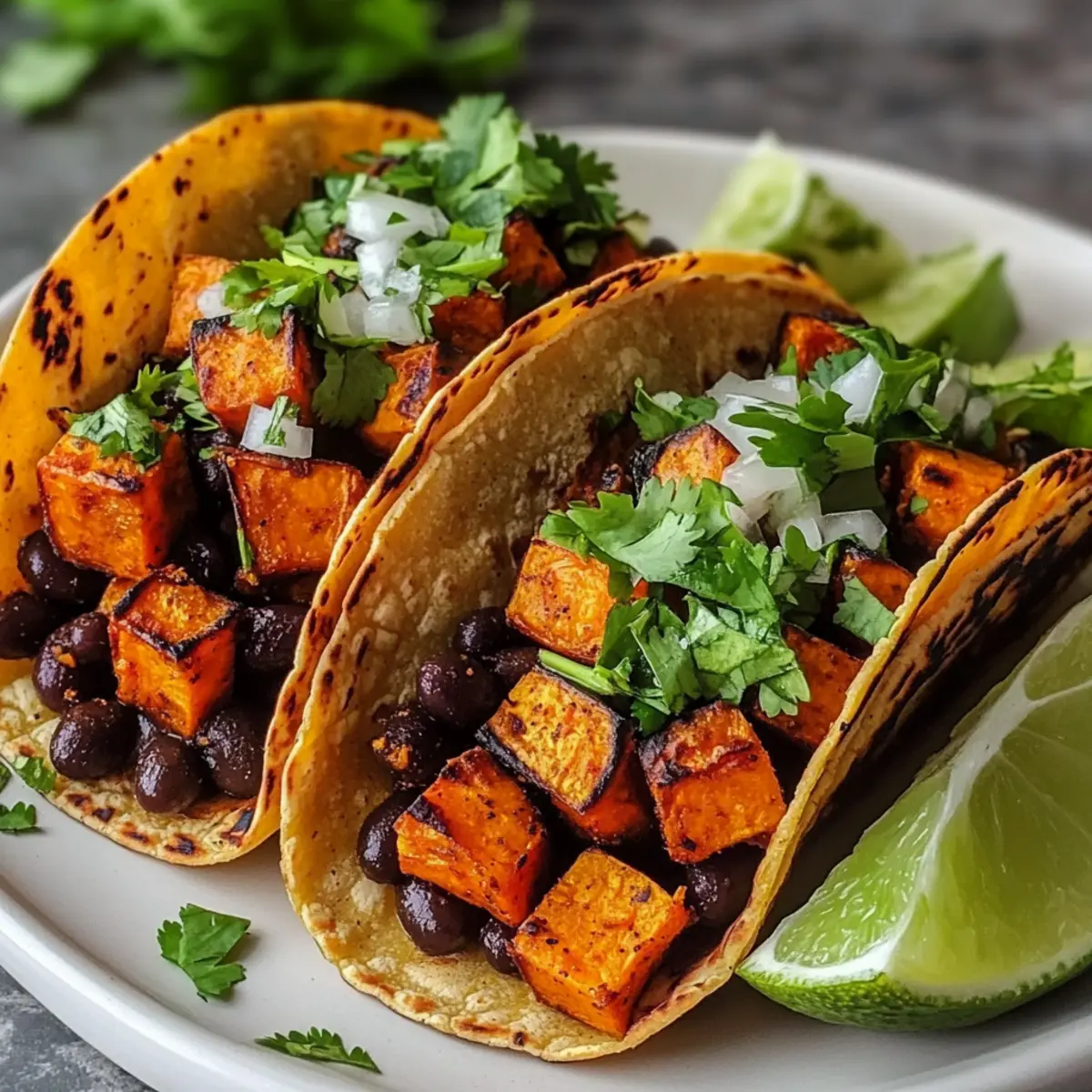 Sweet Potato and Black Bean Tacos