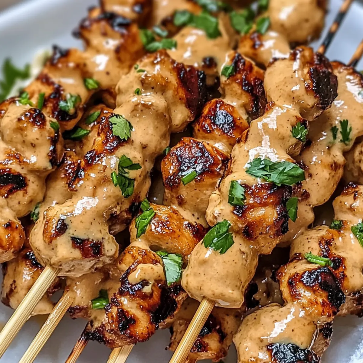 Bang Bang Chicken Skewers