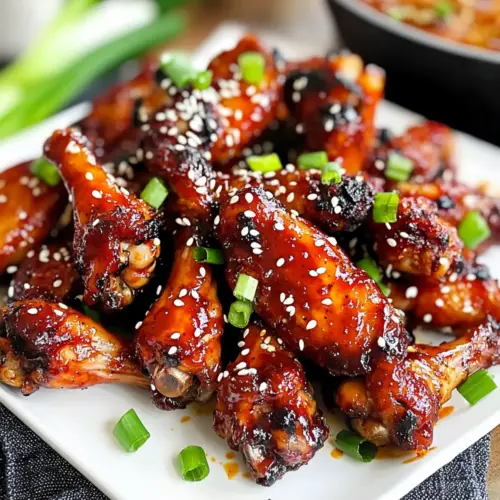Crispy Korean BBQ Chicken Wings