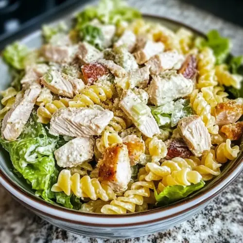 Chicken Caesar Pasta Salad