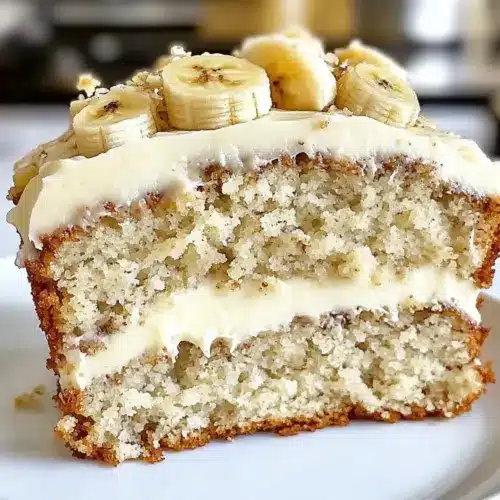 Banana Bread Cake with Cream Cheese