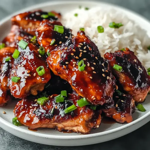 Sweet & Sticky Chinese BBQ Chicken