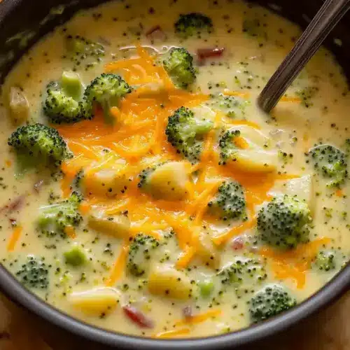 Loaded Broccoli Cheese Potato Soup