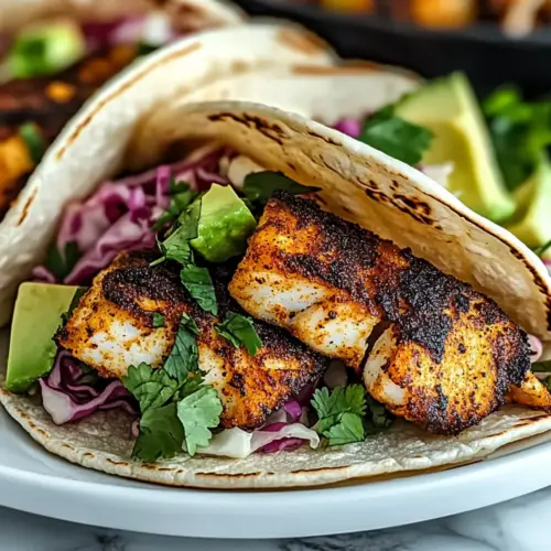 Bold and Spicy Blackened Tilapia Tacos