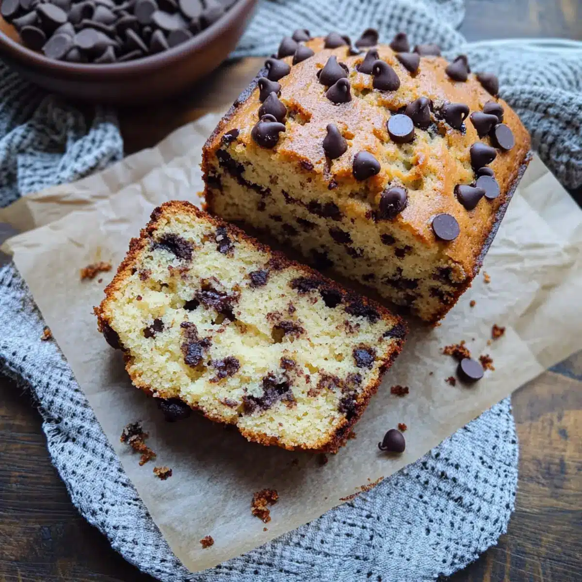 Chocolate Chip Loaf Cake