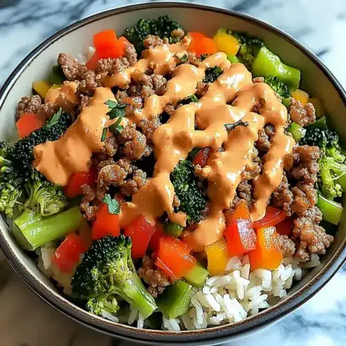 Bang Bang Ground Turkey Rice Bowls