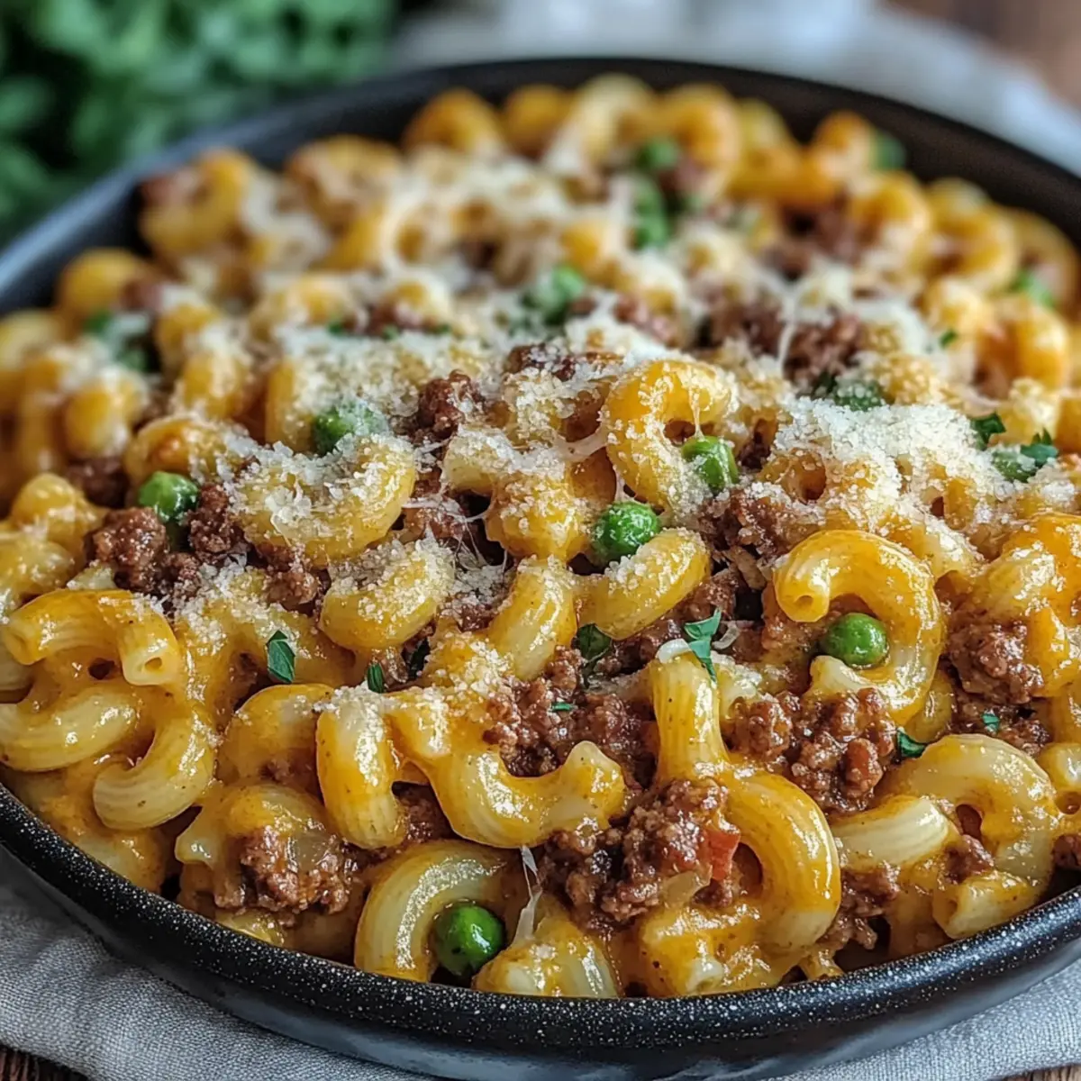 One-Pan Cheeseburger Macaroni
