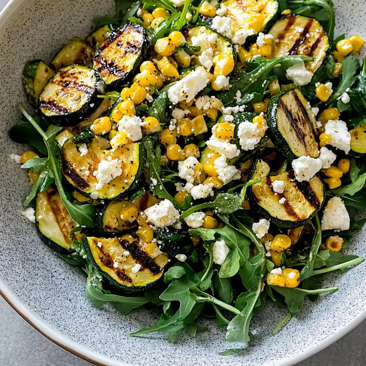 Corn And Grilled Zucchini Salad