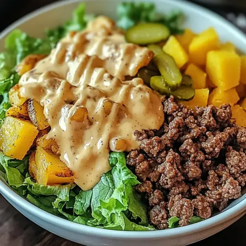 Savory Smash Burger Bowl