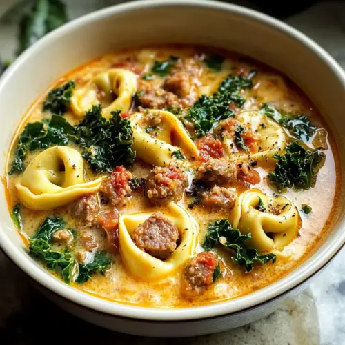 Sausage Tortellini Soup